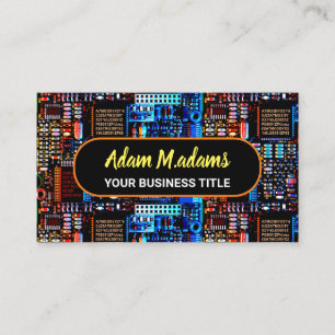 Pro Electronic PCB Printed Circuit Board (QR-Code) Visitenkarte