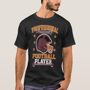 Pro Fantasy Football Player Retro Draft Party Kit T-Shirt