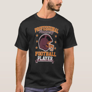 Pro Fantasy Football Player Retro Draft Party Kit T-Shirt