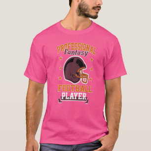 Pro Fantasy Football Player Retro Draft Party Kit T-Shirt