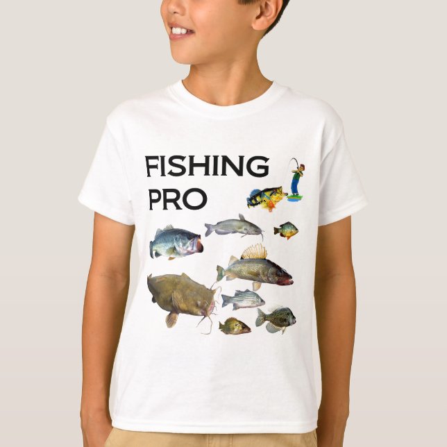 Pro Fischerei T-Shirt (Vorderseite)
