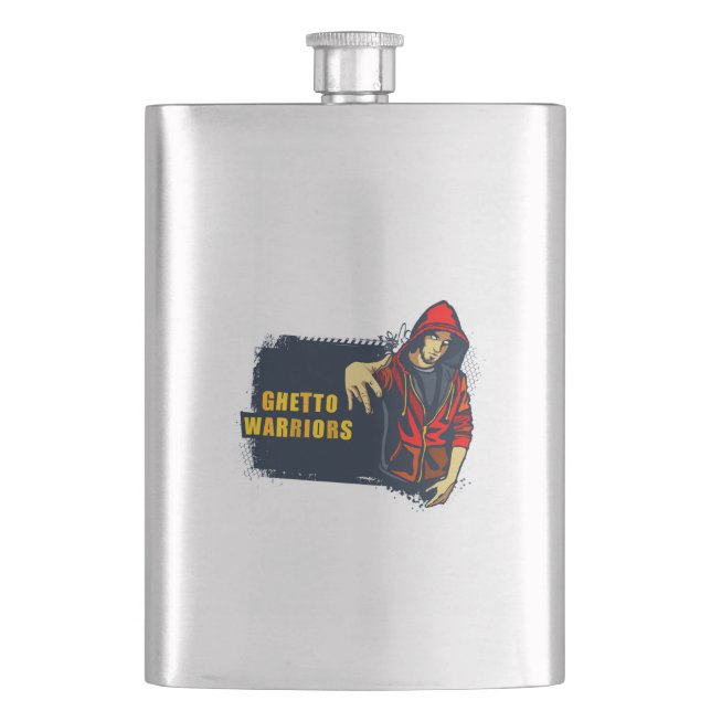 pro Flasche Flachmann (Vorderseite)