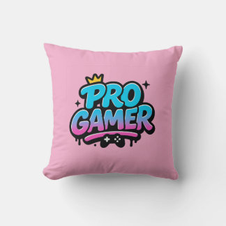 PRO GAMER Graffiti-Logo Kissen