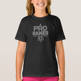 PRO GAMER — Minimal weiß T-Shirt