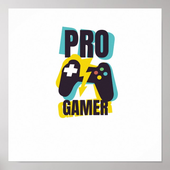 Pro gamer poster (Vorne)