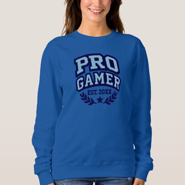 PRO GAMER — Varsity Chenille Patch Sweatshirt (Vorderseite)
