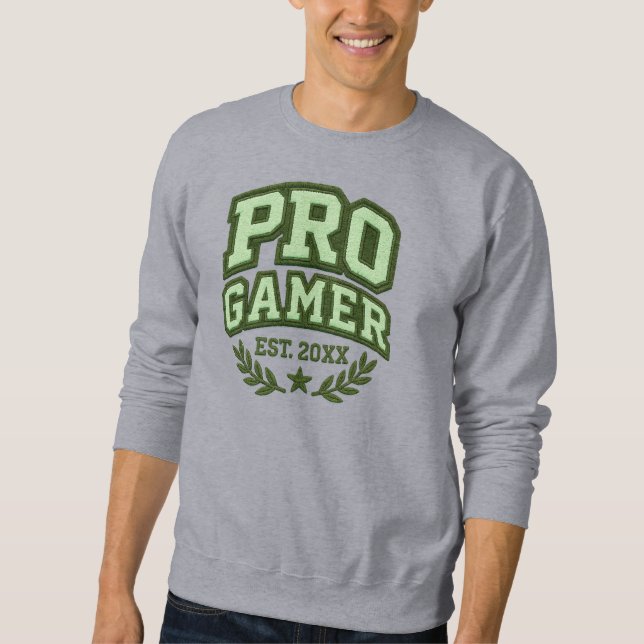 PRO GAMER — Varsity Chenille Patch Sweatshirt (Vorderseite)