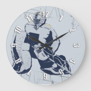 Pro Goalie - Eishockey Goalie Große Wanduhr