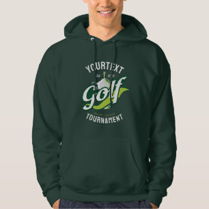 Pro Golfer NAME Golf Trophy Turnier Golfspielen Hoodie