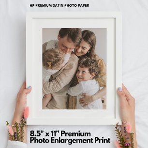 Pro-Grade 8,5" x 11" Satin-Fotovergrößerung Fotodruck