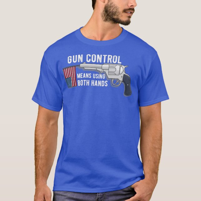 Pro Gun Rights America Gun Kontrolle 2. T-Shirt (Vorderseite)