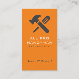 Pro Handyman Business Card Visitenkarte