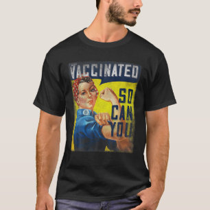 Pro Impfstoff, ich habe geimpft, Rosie The Riveter T-Shirt