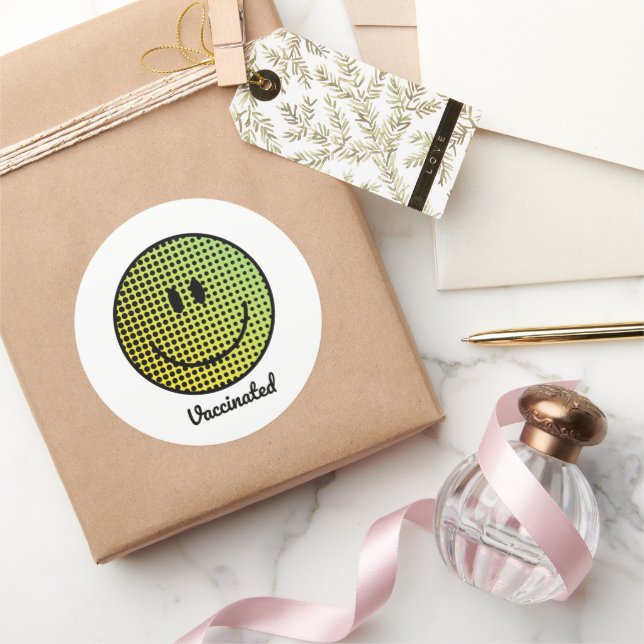 Pro Impfstoff - Immun - geimpft - Immunisierung Runder Aufkleber (Schenken)