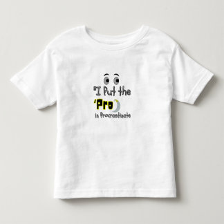 Pro in Procrastinate - Lazy, aber legendär Kleinkind T-shirt