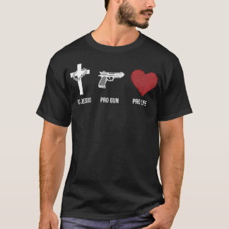 Pro Jesus Pro Gun Pro Leben Christlicher Tank Top