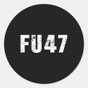 Pro Kamala Fu47 Anti Trump Pro Harris Democrat 2 Runder Aufkleber
