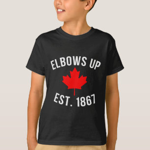 Pro Kanada reckt die Ellenbogen hoch, gegründet 18 T-Shirt