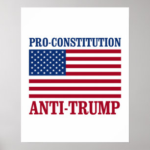 Pro-Konstitution Anti-Trumpf - Anti-Trumpf - Poster