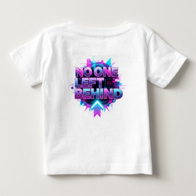 Pro Laufmotivation Baby T-shirt (Rückseite)
