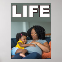 PRO-LEBEN AFRIKANISCHER PREGNANTER MUTTER DAUGHTER