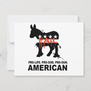 Pro-Leben. Gott. Gun American