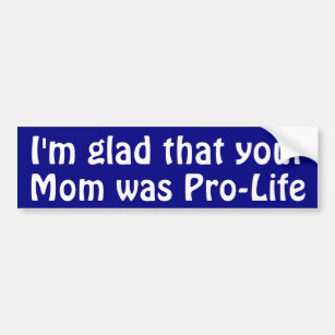 Pro-Leben Mama Autoaufkleber