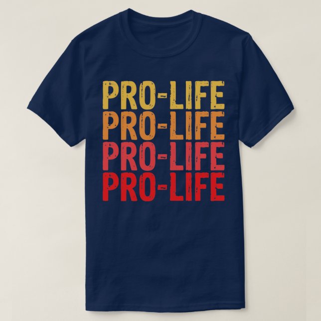 Pro Lebensdauer1 T-Shirt (Design vorne)
