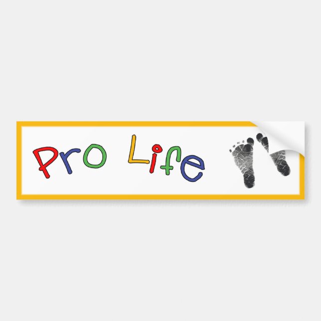 Pro Life Autoaufkleber (Vorne)