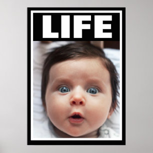 PRO-LIFE BABY DARK HAIR SÄUGLING LIFE POSTER