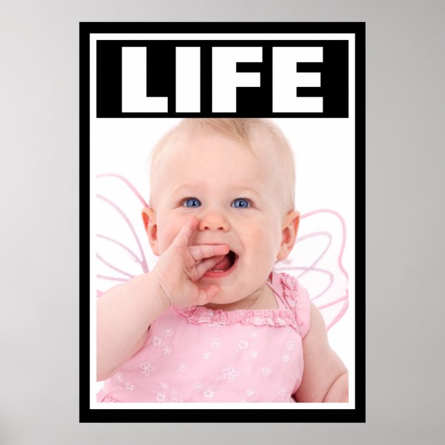 PRO-LIFE BABY GIRL PINK SÄUGLING LIFE POSTER (Vorne)