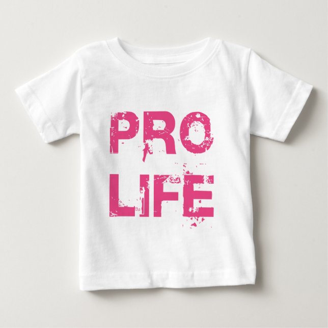 Pro Life Baby T-shirt (Vorderseite)