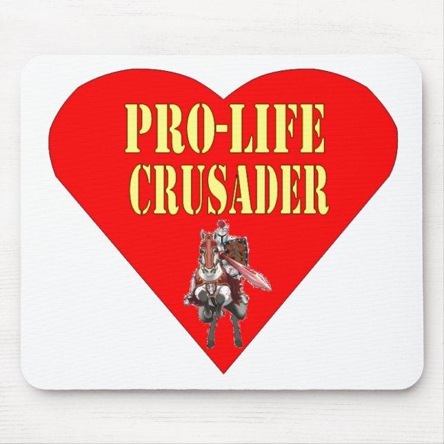 PRO LIFE CRUSADER MOUSEPAD (Vorne)