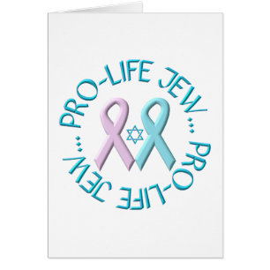 "Pro-Life-Jude" mit Star von David & Ribbons