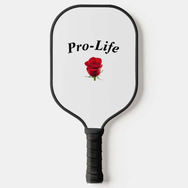 Pro-Life Pickleball Schläger (Vorderseite)