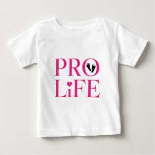 Pro Life Pink Baby T-shirt