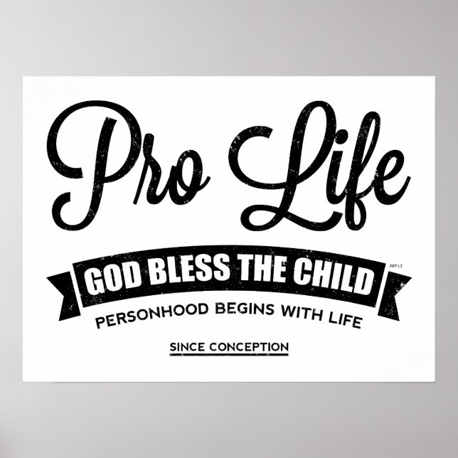 Pro Life Poster (Vorne)
