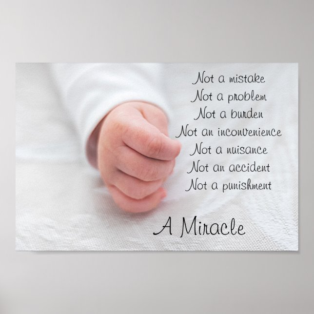 Pro-Life-Poster Poster (Vorne)