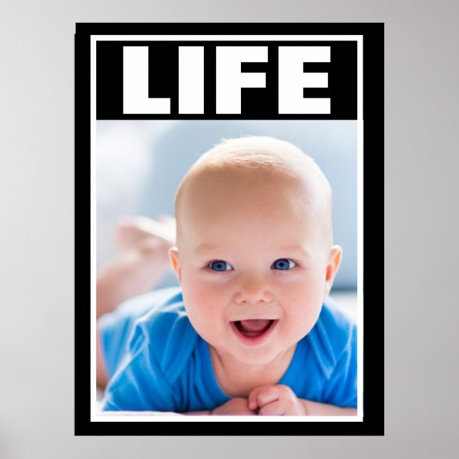 PRO-LIFE SMILING BABY BOY GROSS POSTER (Vorne)