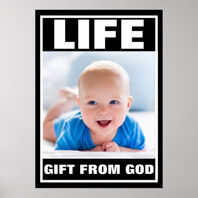 PRO-LIFE SMILING BABY BOY LEBEN POSTER (Vorne)