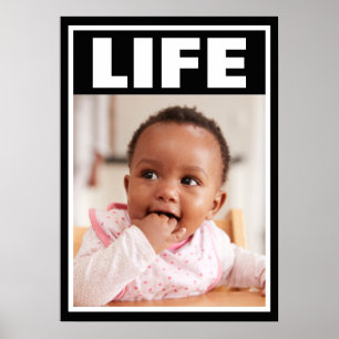 PRO-LIFE-SMILING BABY MÄDCHEN SÄUGLING LEBEN POSTER