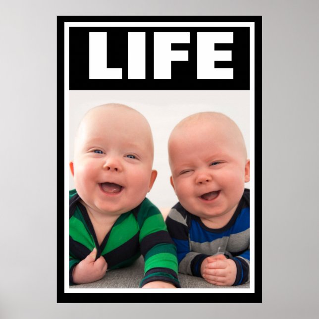 PRO-LIFE-SMILING-TWIN-BABYS POSTER (Vorne)
