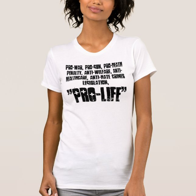 Pro-Life T-Shirt (Vorderseite)