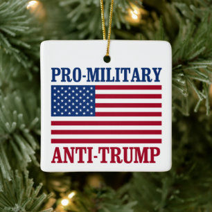 Pro-Militär Anti-Trump - Anti-Trump - Keramikornament