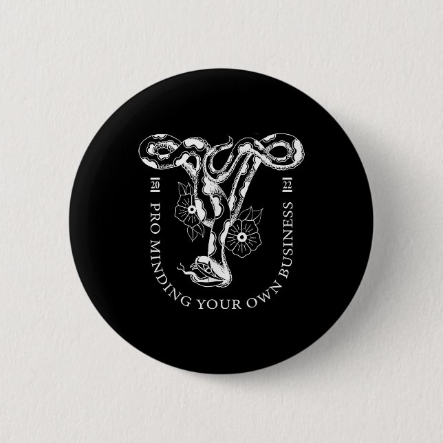 Pro Minding your own business 2022 Button (Vorderseite)