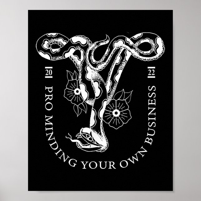 Pro Minding your own business 2022 Poster (Vorne)