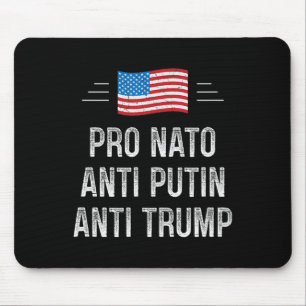 Pro Nato - Anti Putin - Anti Trump - Retro Stil - Mousepad