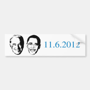 Pro-Obama - 11-6-2012 Autoaufkleber