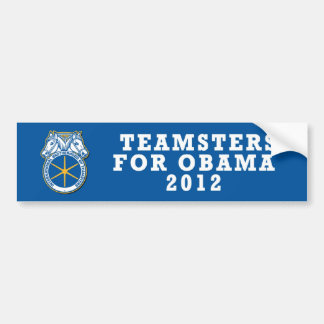 Pro-Obama-Aufkleber Teamsters 2012 Autoaufkleber