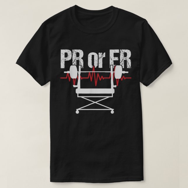 PRO oder Er Gewichtsheben der Bodybuilding Fitness T-Shirt (Design vorne)